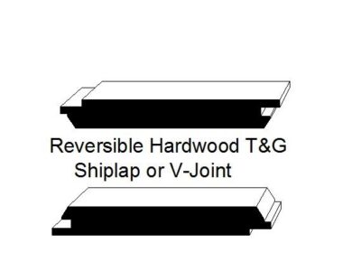 Stainable Hardwood Tongue and groove 1x6 Ash or White Oak