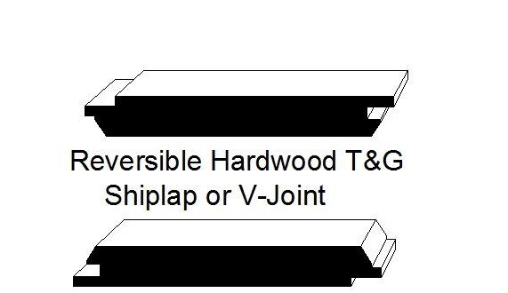 Stainable Hardwood Tongue and groove 1x6 Ash or White Oak